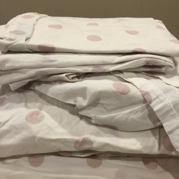 Land of Nod Flowers Numbers Girls Twin Quilt Set - Picture 3 of 3